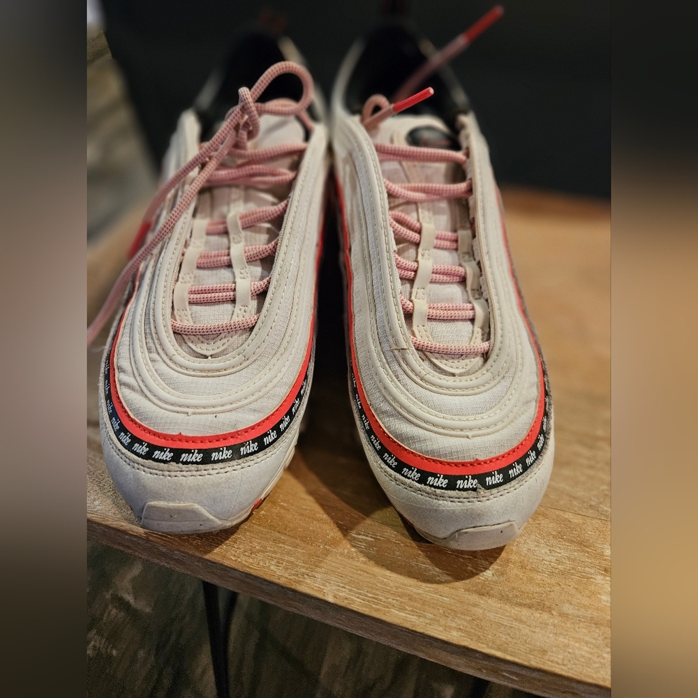 Nike Air Max 97 Pink and Red Sneakers